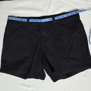 Supplies Union Bay Alix Twill Black Shorts size 10 (30W) (unionbay)
